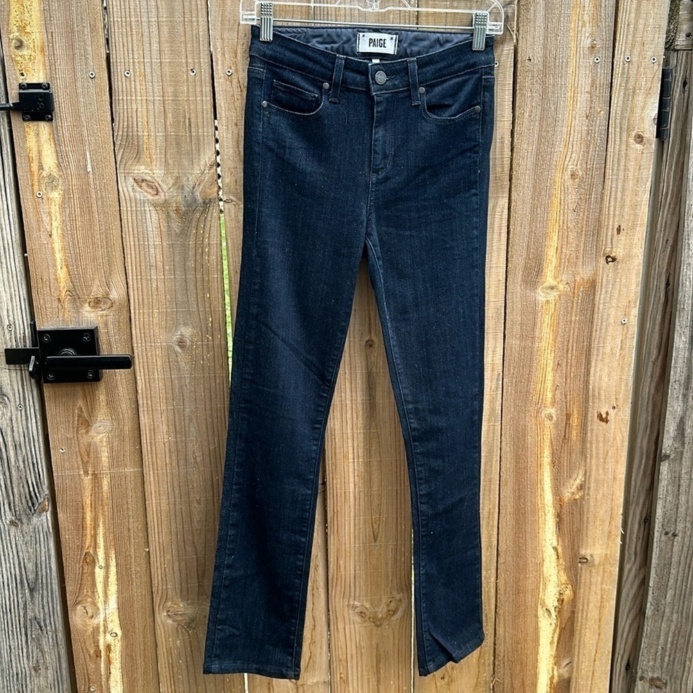 Paige straight leg jeans size 25 style Hoxton